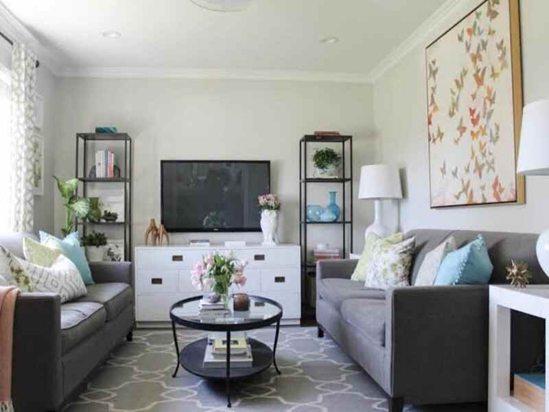 Contoh ruang tamu elegan