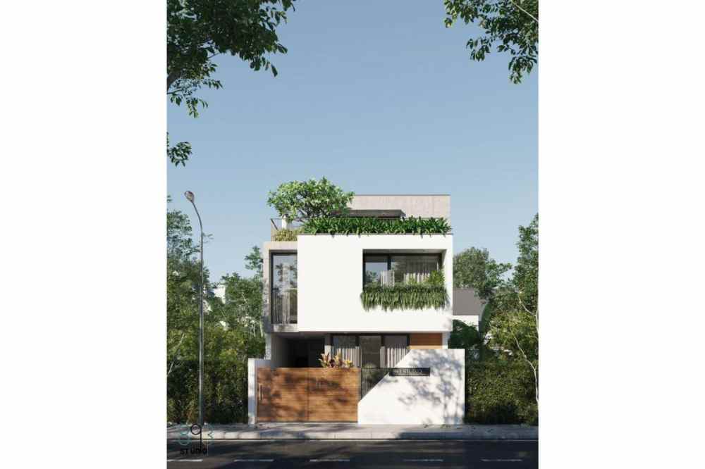 Desain Rumah Kotak Tropis