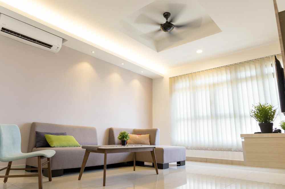 ruang keluarga sederhana elegan