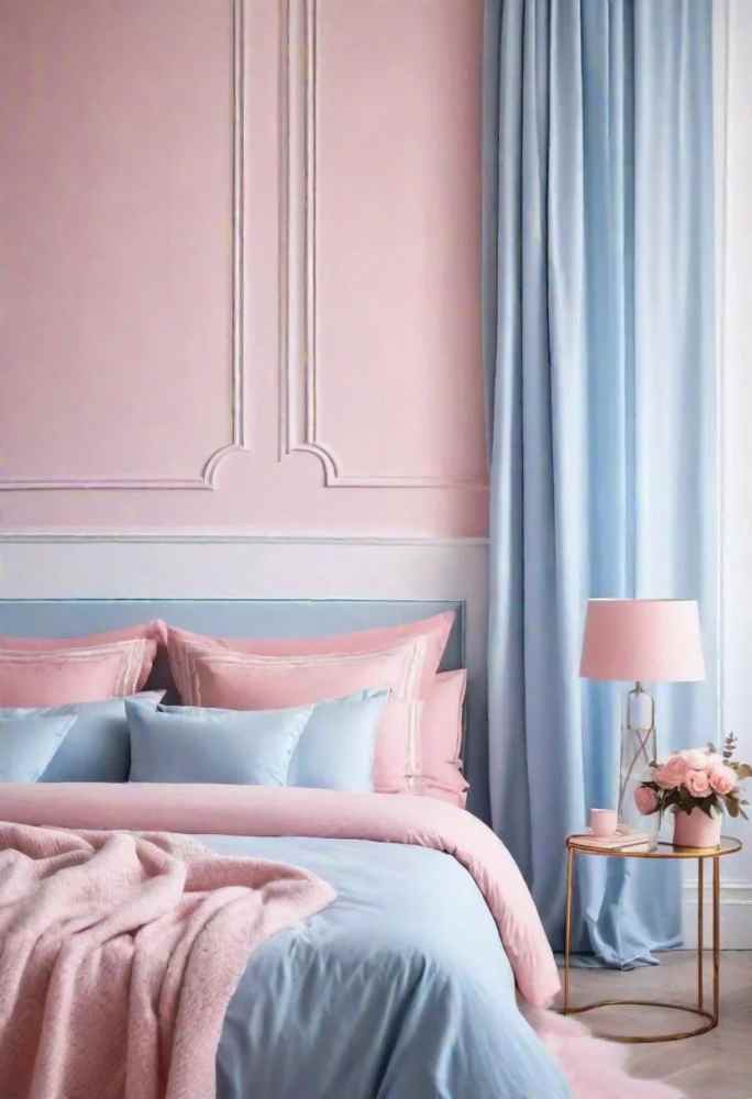 pink dan biru pastel