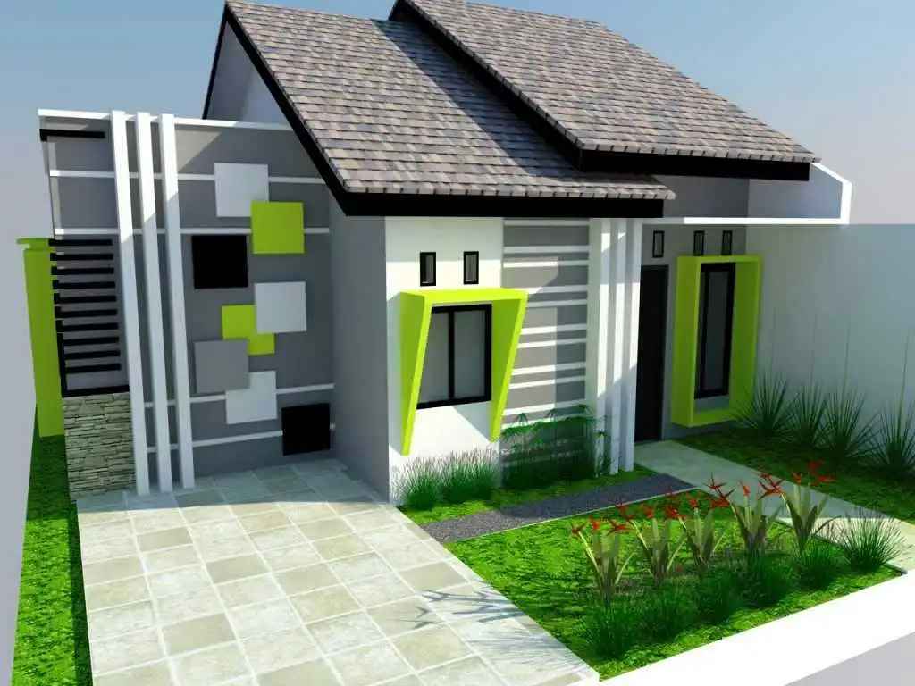 rumah cukup sederhana terkesan mewah