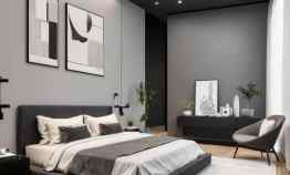 cat kamar abu abu kombinasi