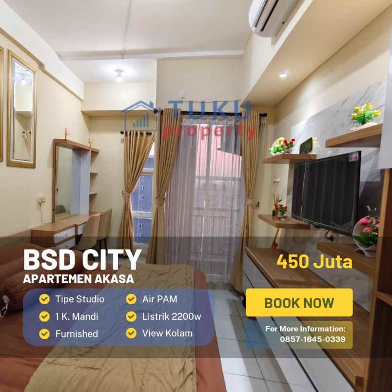 apartemen akasa bsd tower kalyana full funished