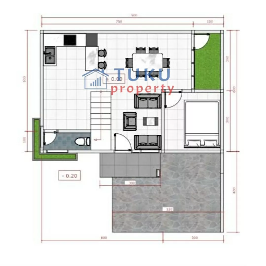 bangunan baru di cluster kireina park nusa loka bsd