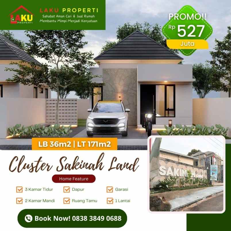 cluster sakinah land home in harmoni