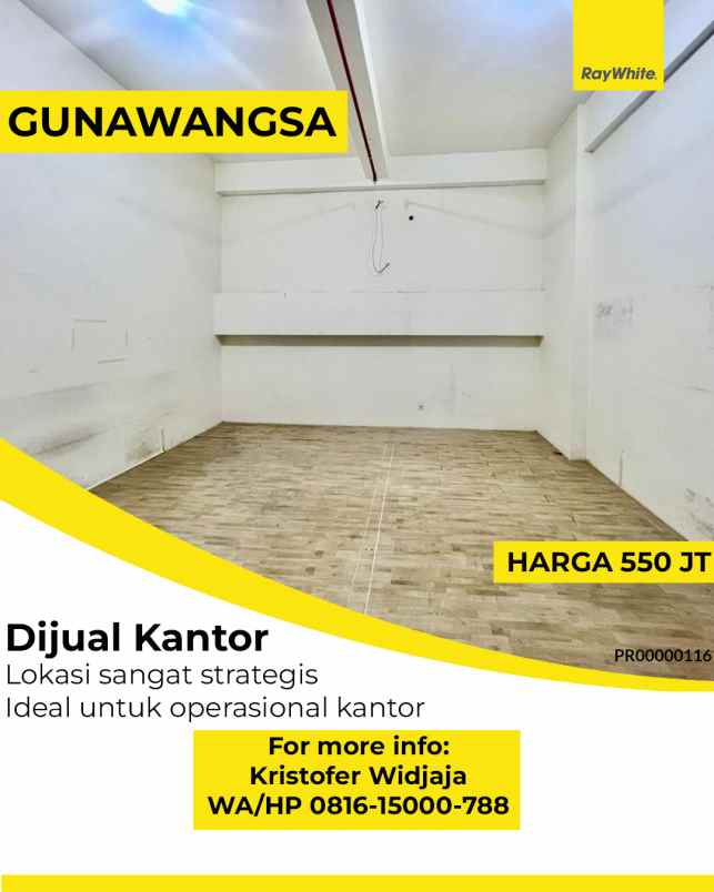 dijual ruko gudang kantor gunawangsa merr