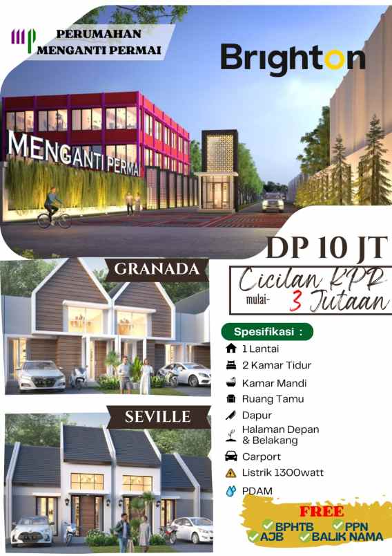 dijual ruko gudang kantor pasar menganti