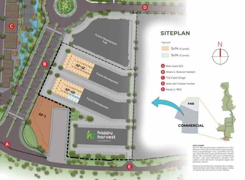 dijual ruko gudang kantor ruko emerald summarecon