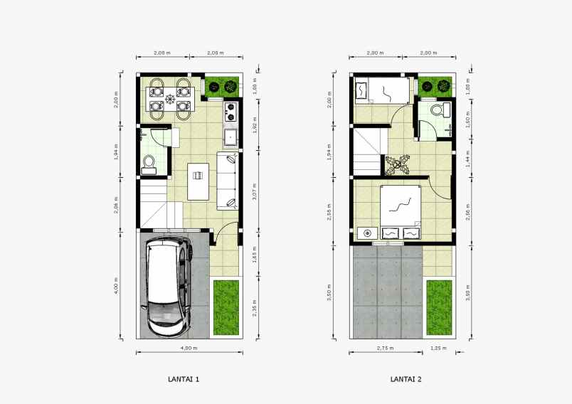 dijual rumah 2 lantai 300 jutaan di cipayung depok