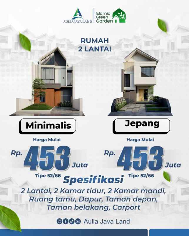 dijual rumah 2 lantai minimalis di nagreg bandung