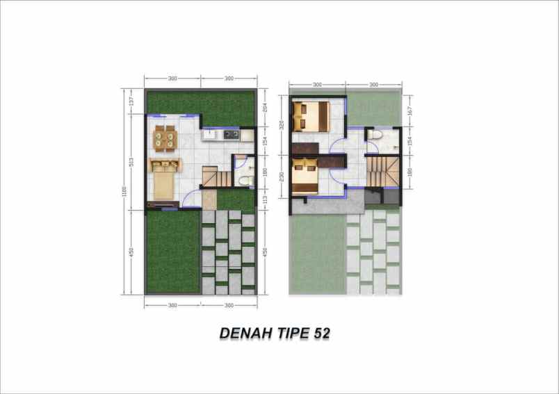 dijual rumah 2 lantai minimalis di nagreg bandung