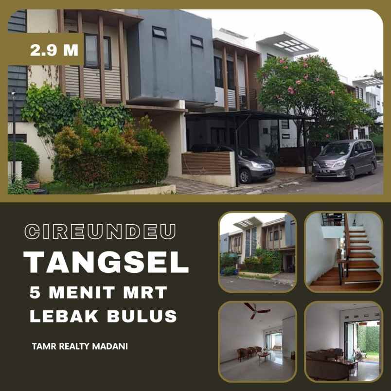dijual rumah cirendeu ciputat timur