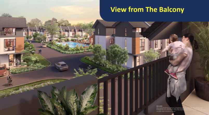 dijual rumah cluster chelia scg