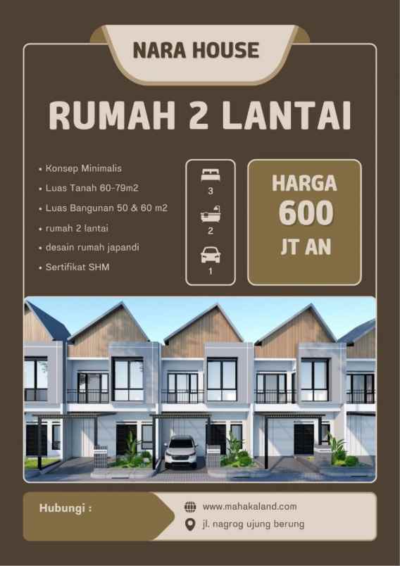 dijual rumah cluster ujungberung kodya