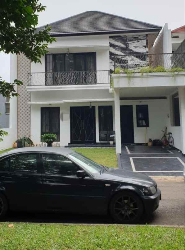 dijual rumah depan taman 4 kamar di citra gran cibubur