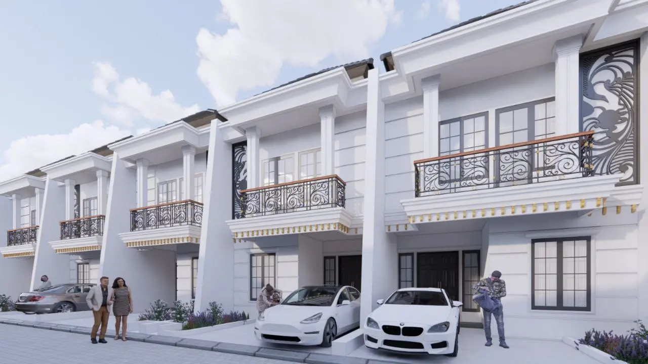 dijual rumah jalan curug agung tanah