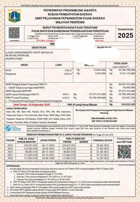 dijual rumah jalan dr kusuma atmaja