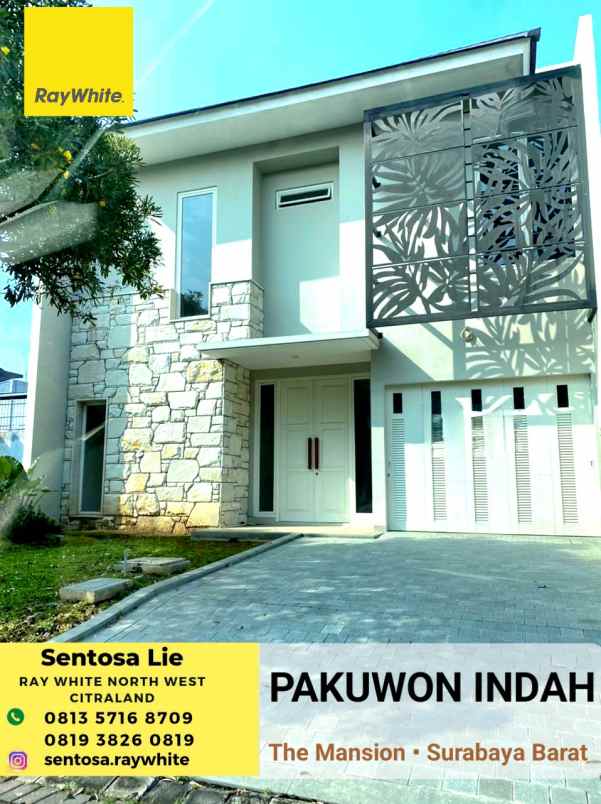 dijual rumah jalan pakuwon indah
