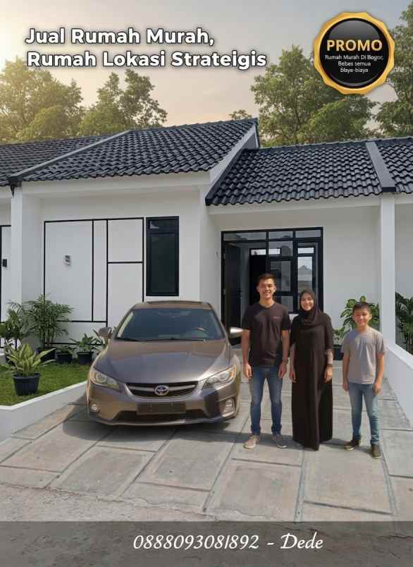 dijual rumah jalan raya amd tajurhalang