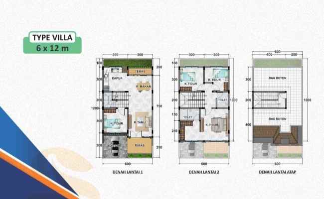dijual rumah jalan tusam jemadi