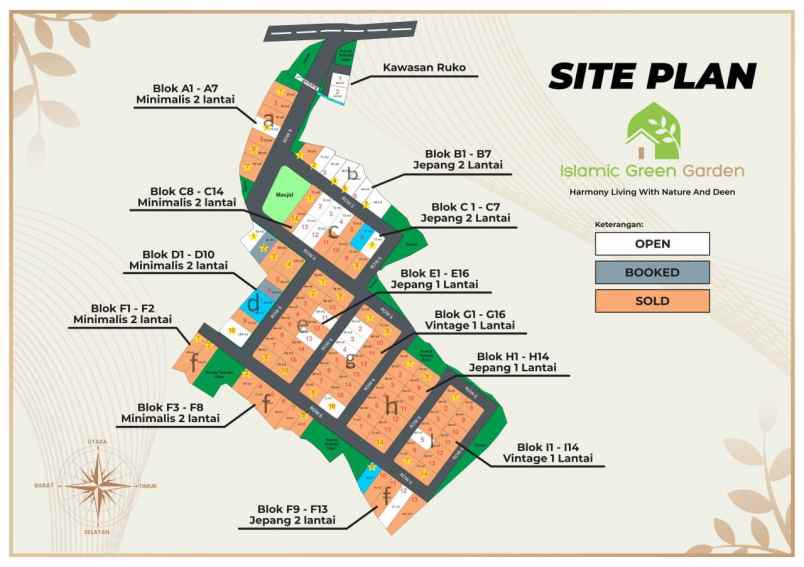 dijual rumah jl ganjar sabar ds ganjar