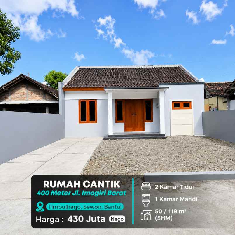 dijual rumah jl imogiri barat