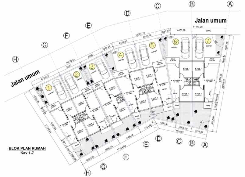 dijual rumah jl kebayunan