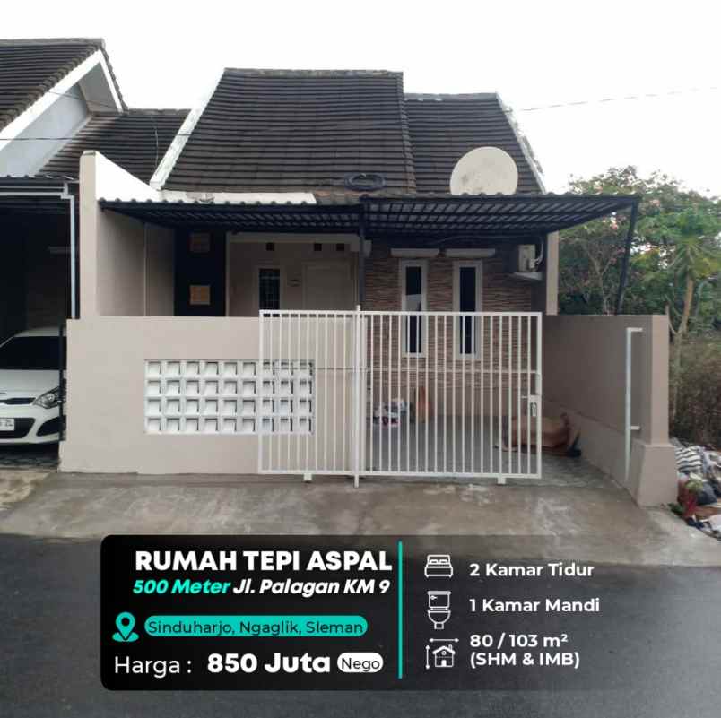 dijual rumah jl palagan