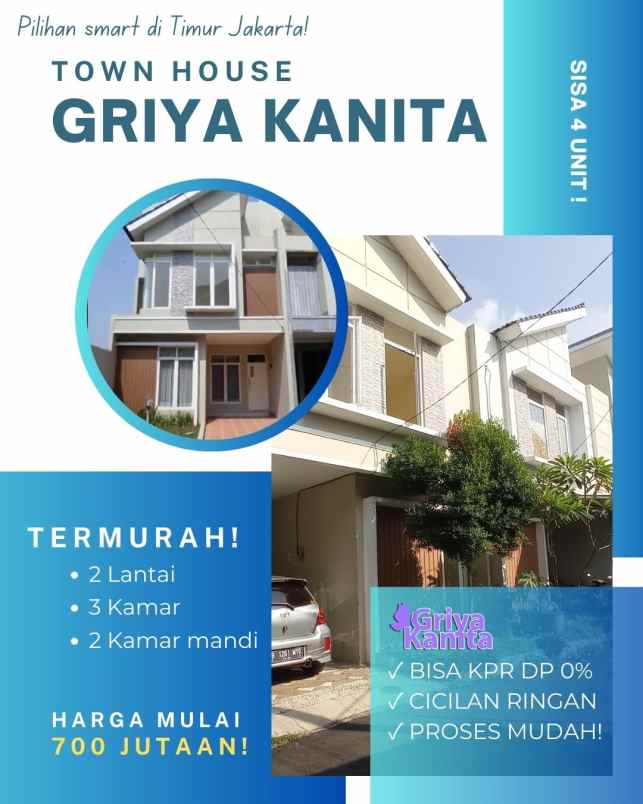 dijual rumah jl ps kranggan jatisampurana