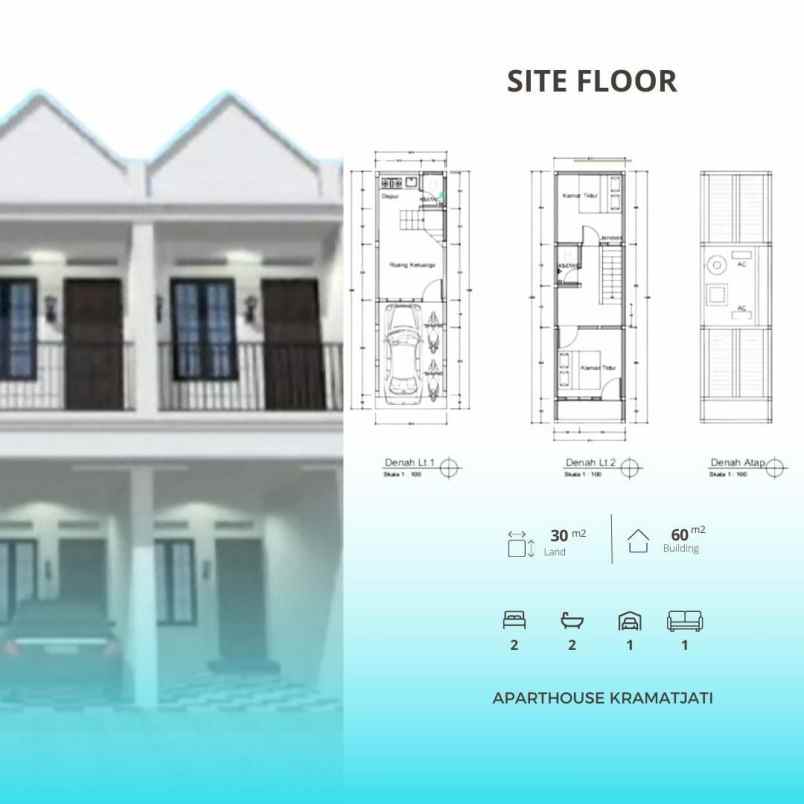 dijual rumah kramatjati