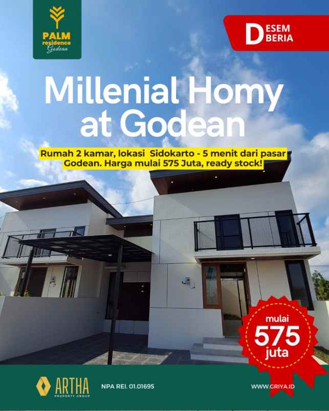 dijual rumah sidokarto godean sleman jogja