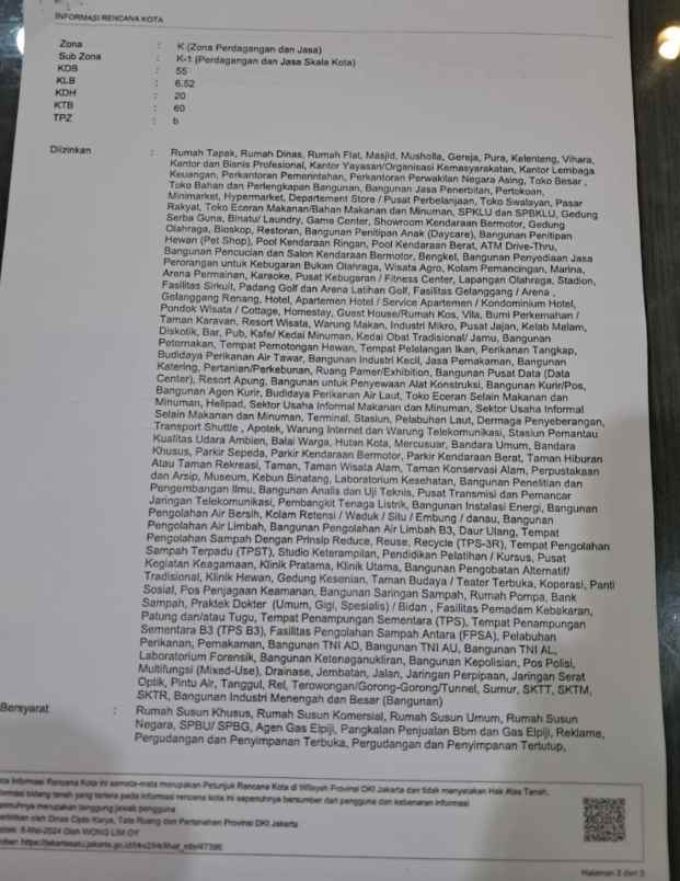 dijual rumah tua gunung sahari raya jakarta pusat