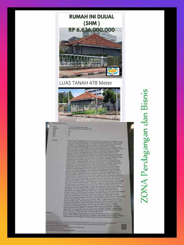 dijual rumah tua gunung sahari raya jakarta pusat