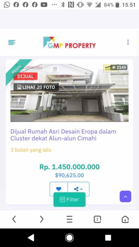 dijual tanah darmawangi