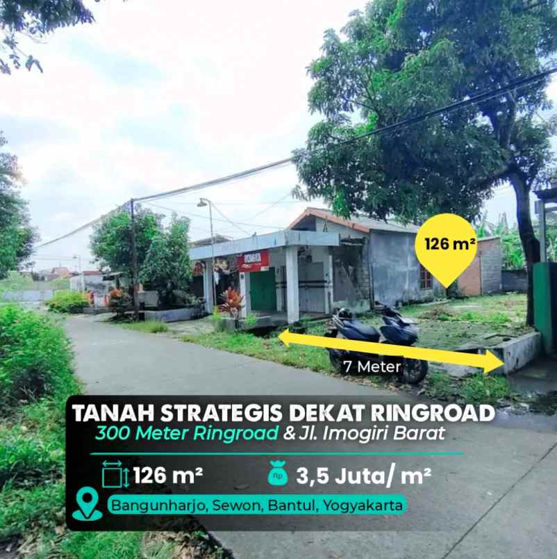 dijual tanah dekat uad stkd