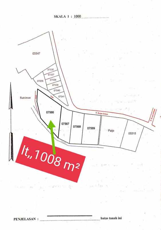 dijual tanah di jatisari utara mijen semarang