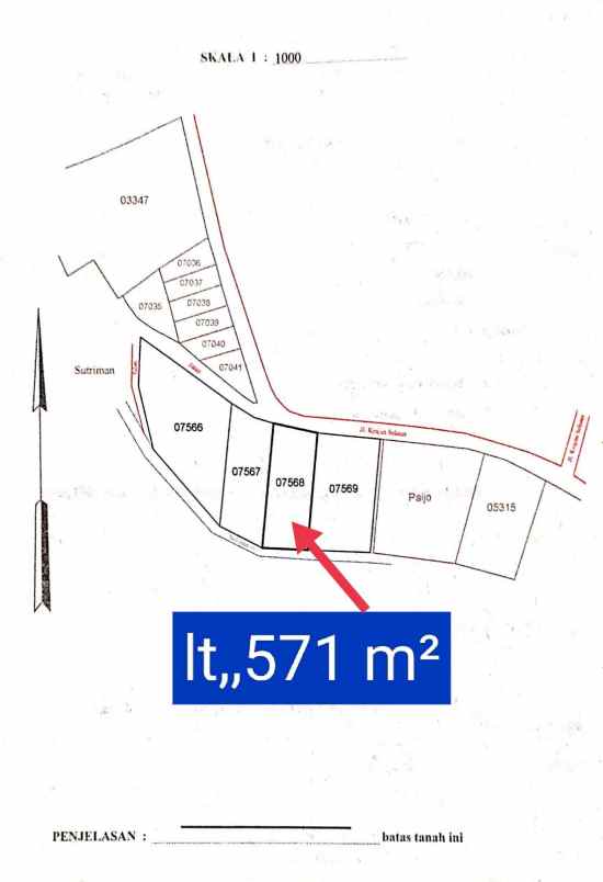 dijual tanah di jatisari utara mijen semarang