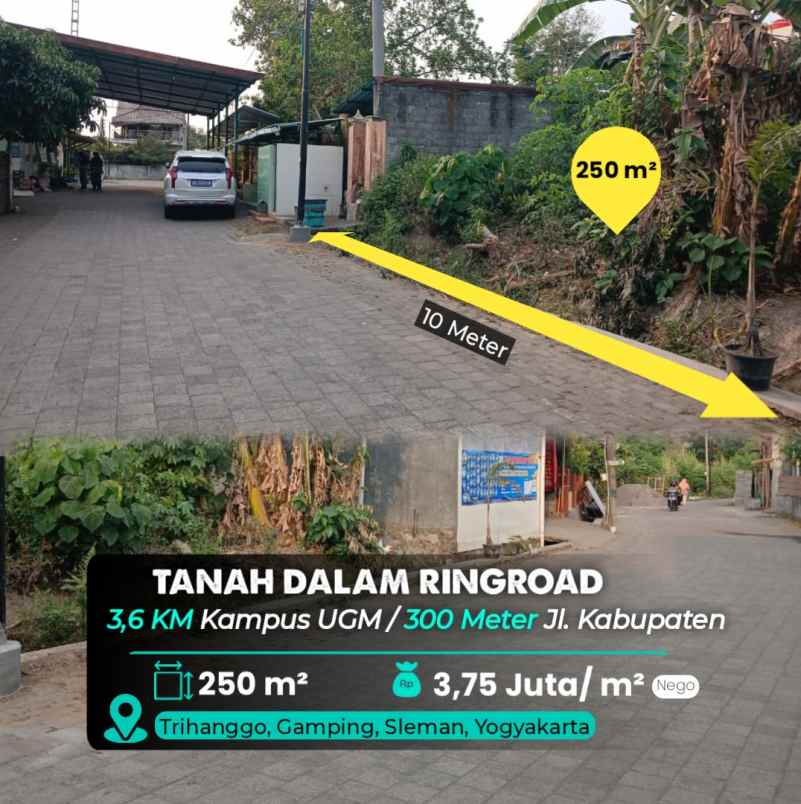 dijual tanah gamping sleman