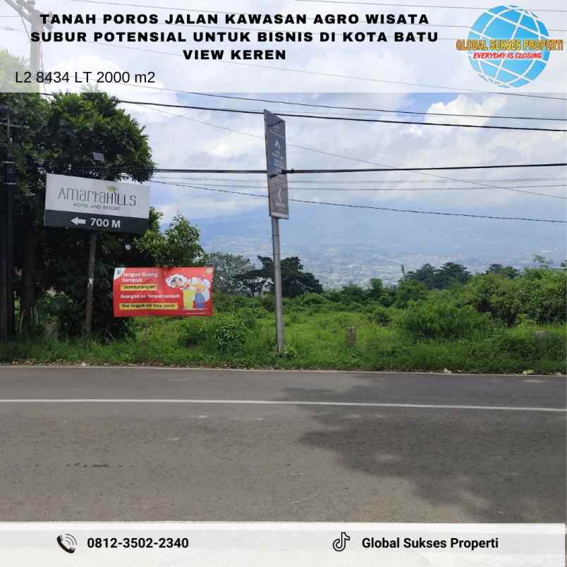 dijual tanah jalan abdul gani atas