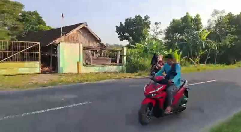 dijual tanah jalan raya sawo