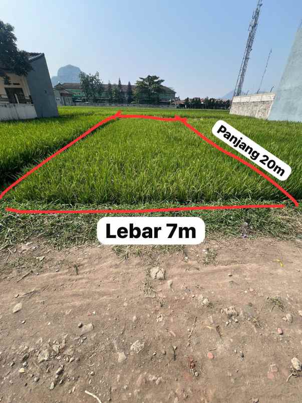 dijual tanah jl cimareme batujajar kbb