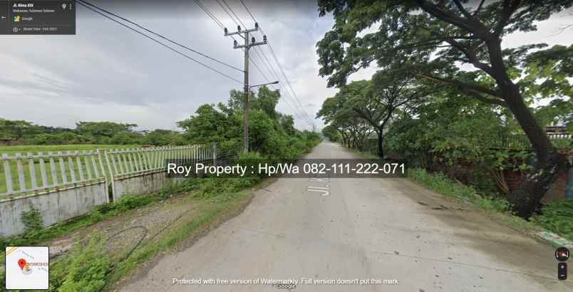 dijual tanah jl kima xix bira kec