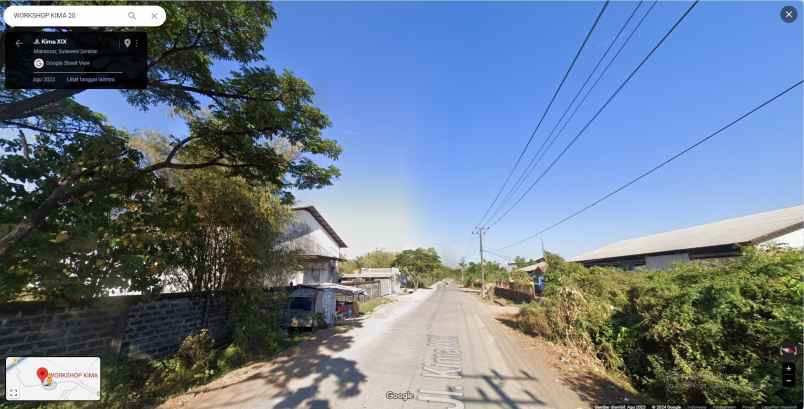 dijual tanah jl kima xix bira kec