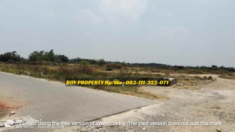 dijual tanah jl marunda makmur