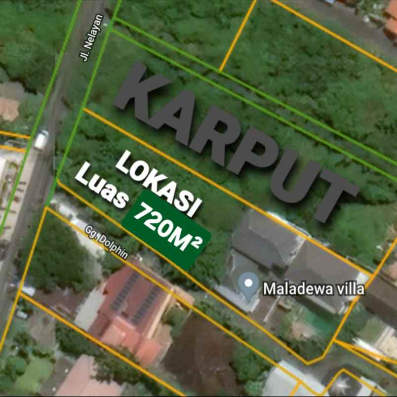 dijual tanah jl nelayan batu bolong