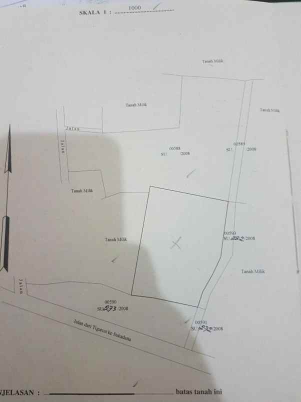 dijual tanah jl raya amlapura singaraja