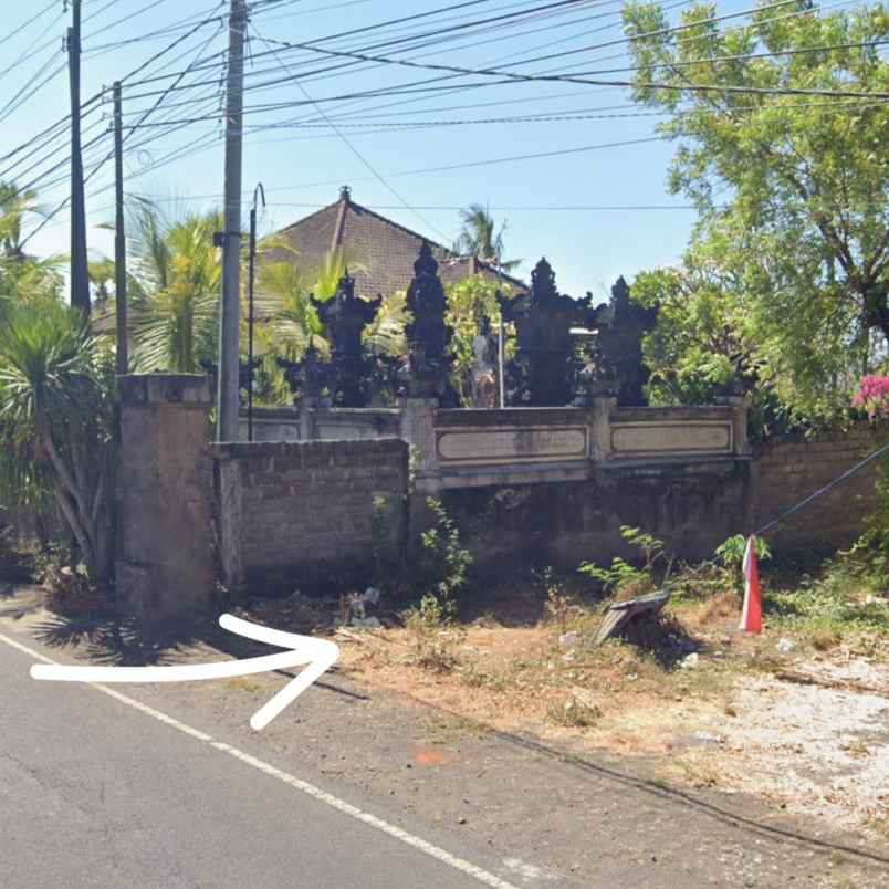 dijual tanah jl raya amlapura singaraja