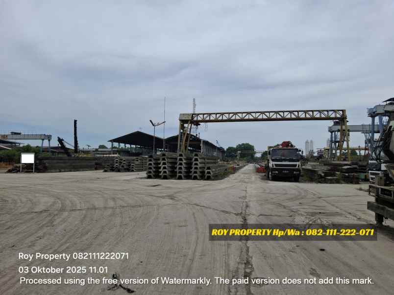 dijual tanah jl raya cakung cilincing