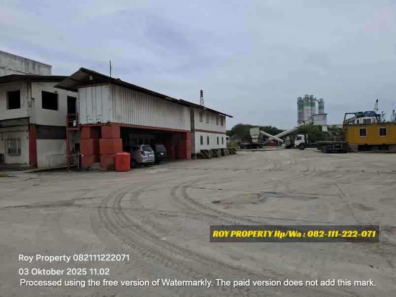 dijual tanah jl raya cakung cilincing