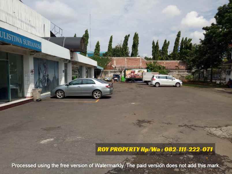 dijual tanah jl raya pramuka cempaka